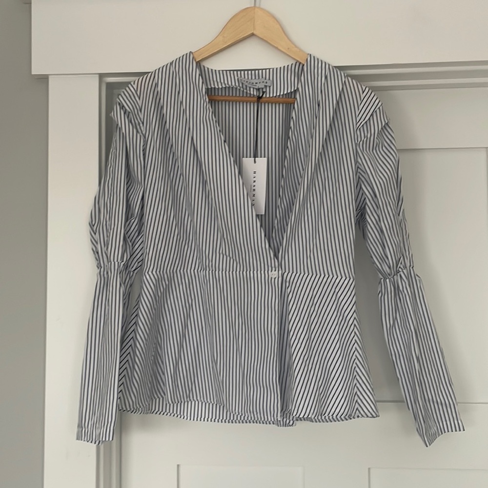 Harshman peplum blouse